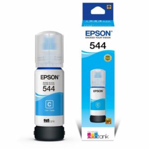 Epson 544 - 65 ml - cián - original - recarga de tinta - para EcoTank L1110, L1210, L3110, L3150, L3210, L3250, L3260, L5290