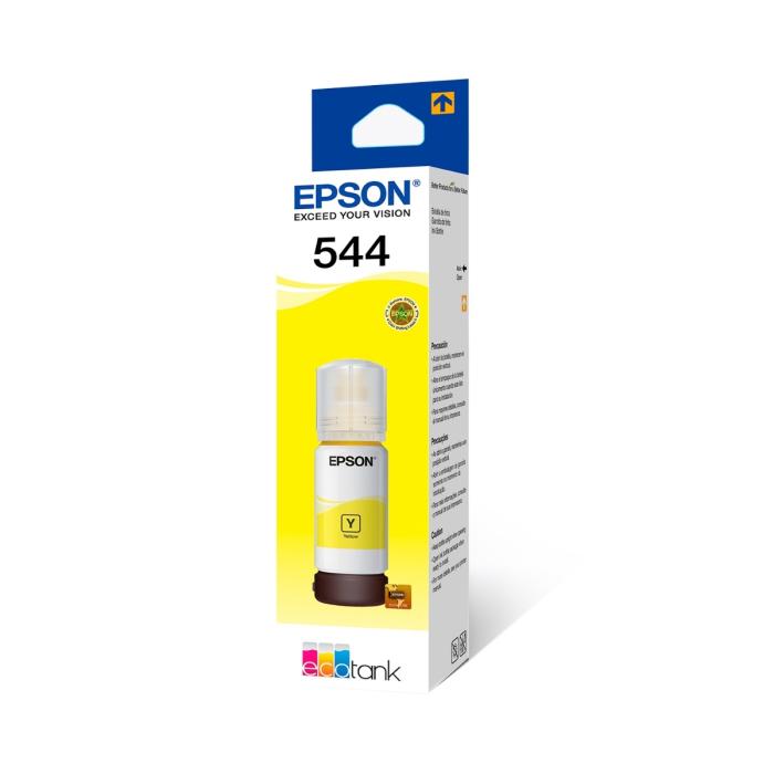 Epson 544 - 65 ml - amarillo - original - recarga de tinta - para EcoTank L1110, L1210, L3110, L3150, L3210, L3250, L3260, L5290