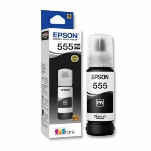 Epson T555 - Photo Negro - original - recarga de tinta - para EcoTank L8160, L8180