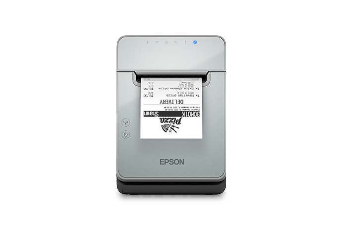 Epson OmniLink TM-L100 - Impresora de recibos - línea térmica - rollo 8 cm - 203 x 203 ppp - hasta 170 mm/segundo - serial, USB, LAN - cortador - negro Epson