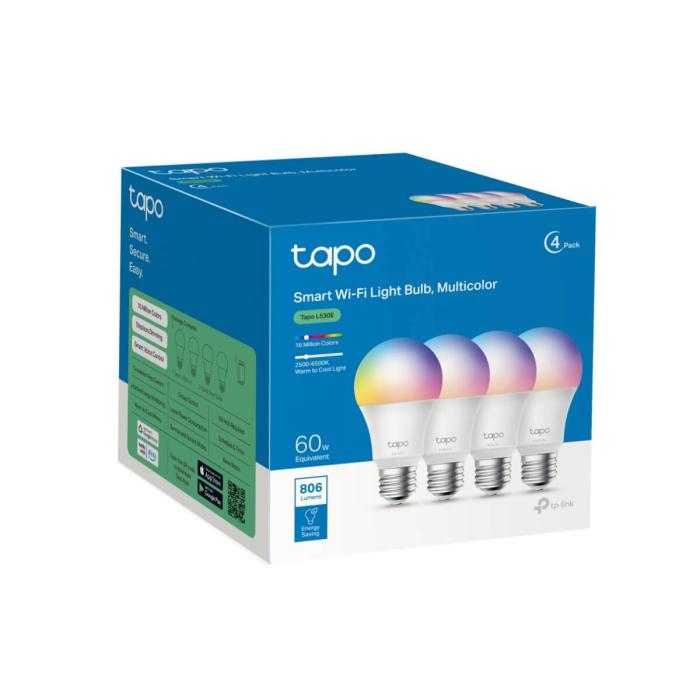 Tapo L530E - Bombilla LED - E27 - 8.7 W (equivalente 60 W) - clase F - 2500-6500 K