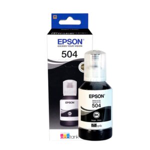 Epson 504 - 127 ml - negro - original - recarga de tinta - para EcoTank L4150, L4160, L4260, L6161, L6171, L6191, L6270; EcoTank ITS L4150, L4160