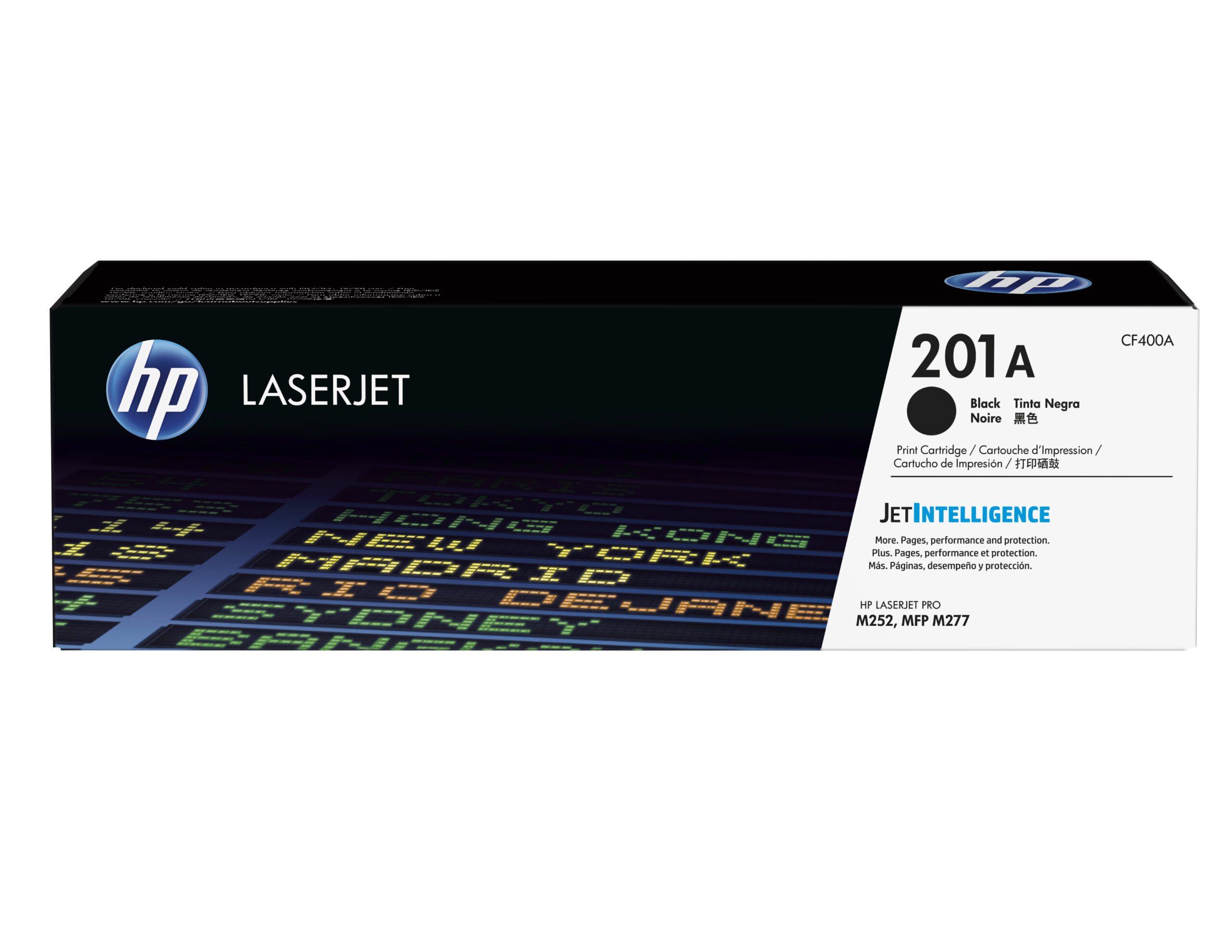 HP 201A - Negro - original - LaserJet - cartucho de tóner (CF400A) - para Color LaserJet Pro M252dn, M252dw, M252n, MFP M277c6, MFP M277dw, MFP M277n
