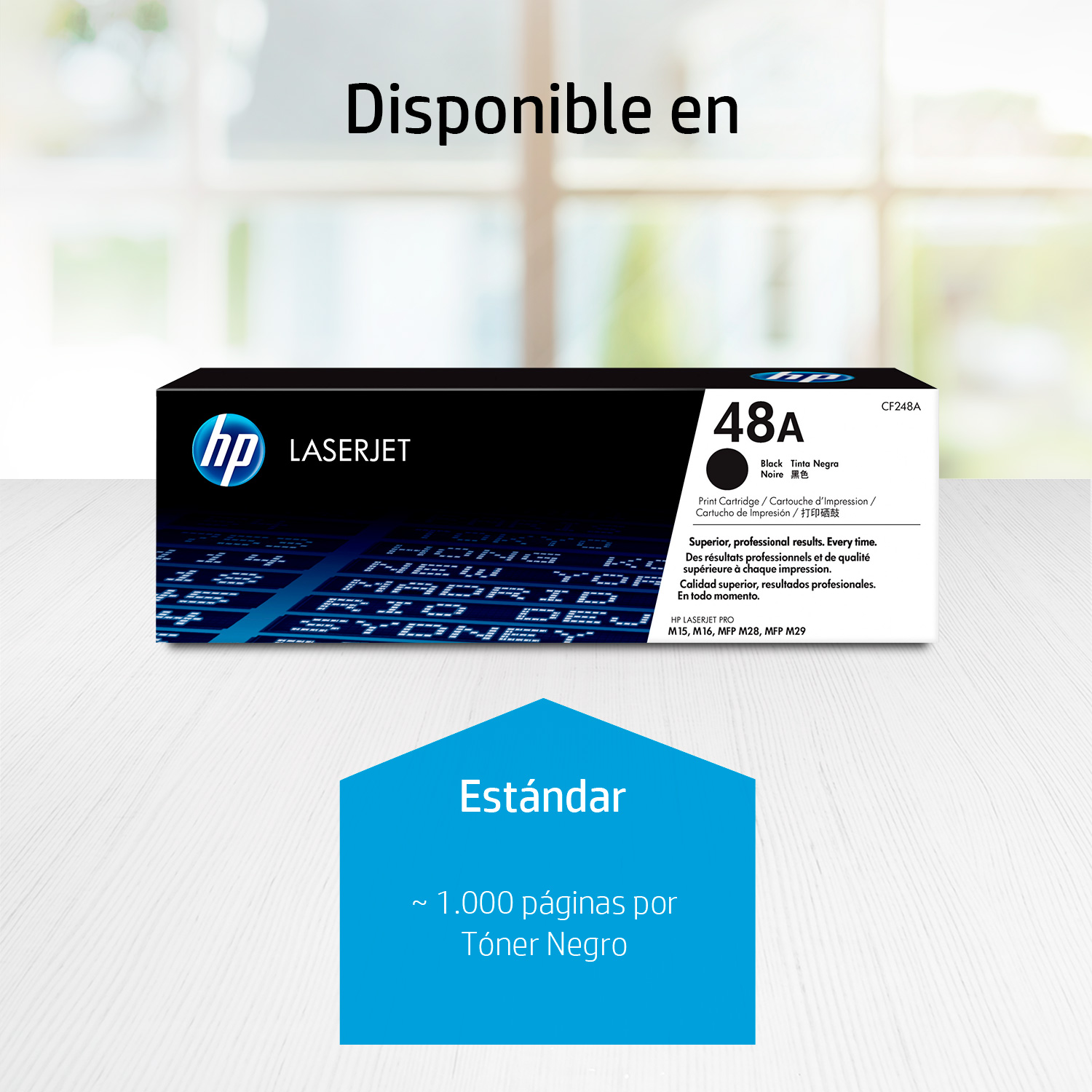 HP 48a - Negro - original - LaserJet - cartucho de tóner (CF248A) - para LaserJet Pro M15a, MFP M28a, MFP M28w, MFP M31w