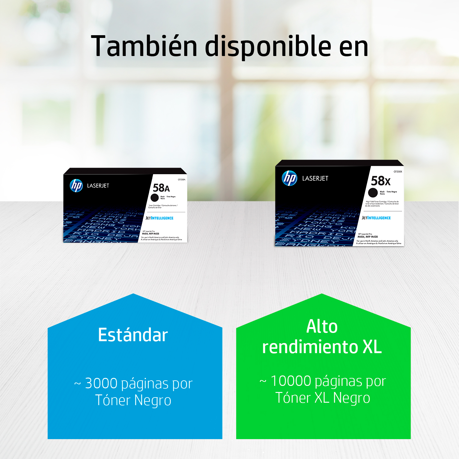 Tóner HP 58X Negro LaserJet Original (CF258X) Para HP LJ Pro M404, MFP M430 / HP LJ Ent M406, MFP M428