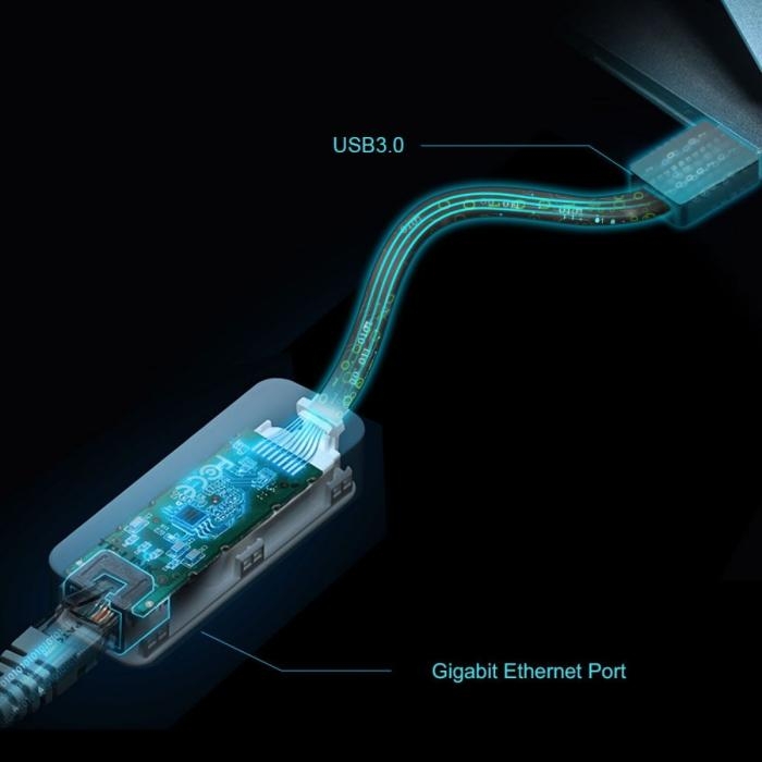 TP-Link UE306 V1 - Adaptador de red - USB 3.0 - Gigabit Ethernet