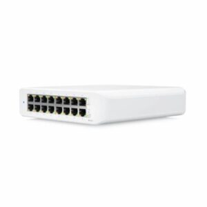 Ubiquiti UniFi Switch Lite USW-Lite-16-POE - Conmutador - Gestionado - 16 x 10/100/1000 (8 PoE+) - sobremesa, montaje en pared - PoE+ (45 W)