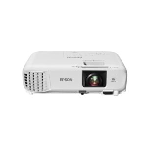 Epson PowerLite 118 - Proyector 3LCD - portátil - 3800 lúmenes (blanco) - 3800 lúmenes (color) - XGA (1024 x 768) - 4:3 - LAN