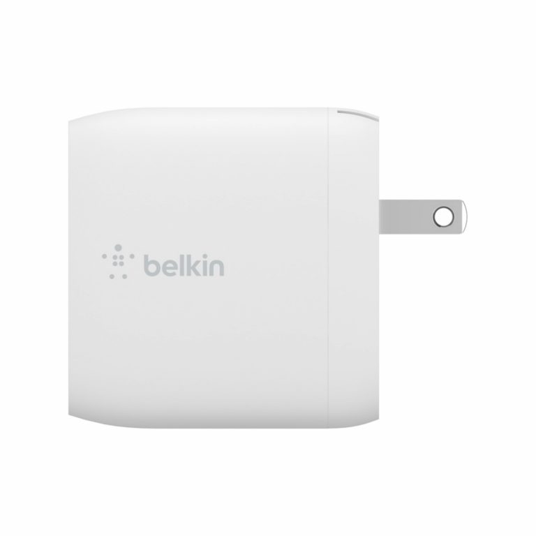 Belkin - Cargador de pared - 24 vatios - 4.8 A - 2 conectores de salida (2 x USB) - en el cable: USB-C