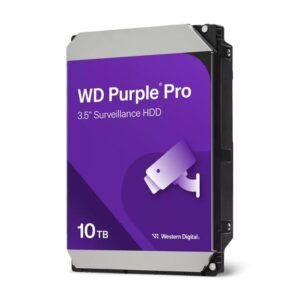 Western Digital WD Purple - Hard drive - Internal hard drive - 10 TB - 3.5" - 7200 rpm