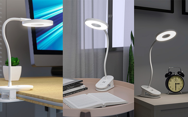 Xtech - Rechargeable Desk LED Clip Lamp - XTA-703