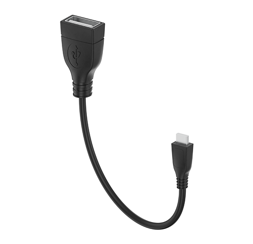 Xtech - USB cable - 5 pin Micro-USB Type B - 4 pin USB Type B - Black - XTC-368