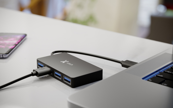 Xtech - Hub - 4 puertos - USB 3.0 XTC-391