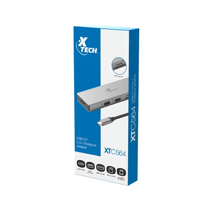 Xteh USB-C 5-in-1 Multiport adapter-XTC 564