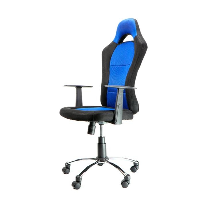 Xtech - Drakon Sport Chair - XTF-EC129 - Gaming - Blue & Black color - Max. weight capacity: 243lb