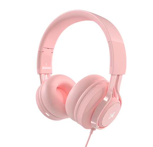 Xtech XTH-355 - Headphones with microphone - Para Tablet / Para Portable electronics / Para Cellular phone - Wired - Cutie for Kids Pink