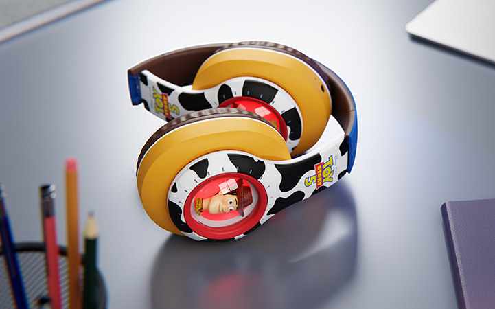 Xtech - Headphones with microphone - Wireless - Disney TSWoody Fala XTH-D383TS