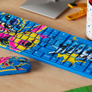 Xtech - Keyboard and mouse set - Spanish - Wireless - 2.4 GHz - Stitch Design - Disney XTK-D312ST