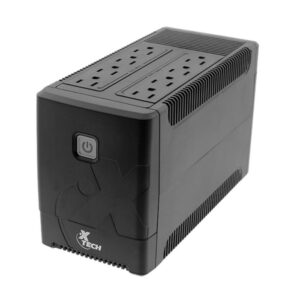 Xtech - Battery backup - Line interactive - 375 Watt - 750 VA - AC 110/120 V - 8 outlets XTP-751