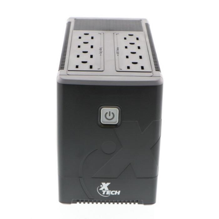 Xtech - Battery backup - Line interactive - 375 Watt - 750 VA - AC 110/120 V - 8 outlets XTP-751