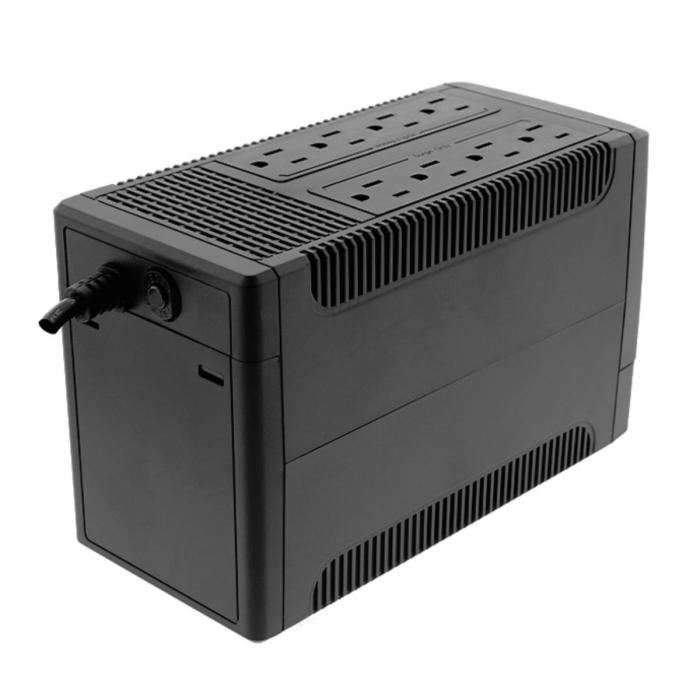 Xtech - Battery backup - Line interactive - 375 Watt - 750 VA - AC 110/120 V - 8 outlets XTP-751