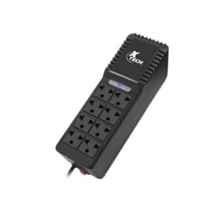 Xtech - Automatic voltage regulador - External - AC 110/120 V - 8 Tomas de Corriente - 1000 VA - XTR-1002