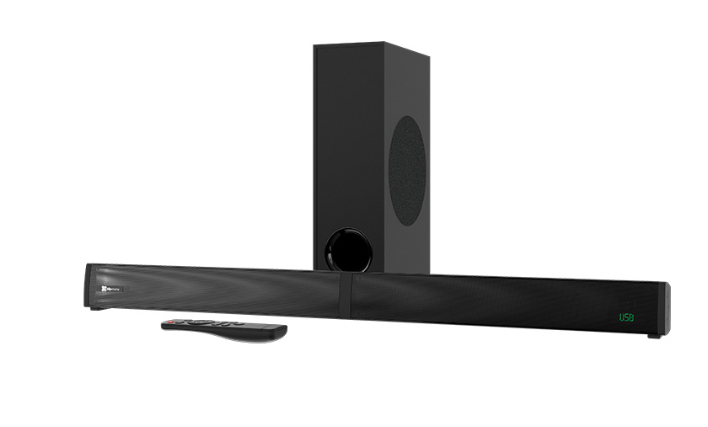 Klip Xtreme KSB-301 - Barra de sonido - Negro - Subwoofer inalámbrico de 2.1 canales y 200 W