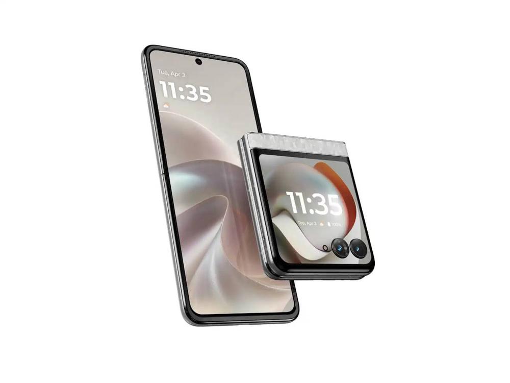 Motorola - 12 GB Razr 70 - Smartphone - Android - 512 GB - Bright white - Touch - XT2657-1
