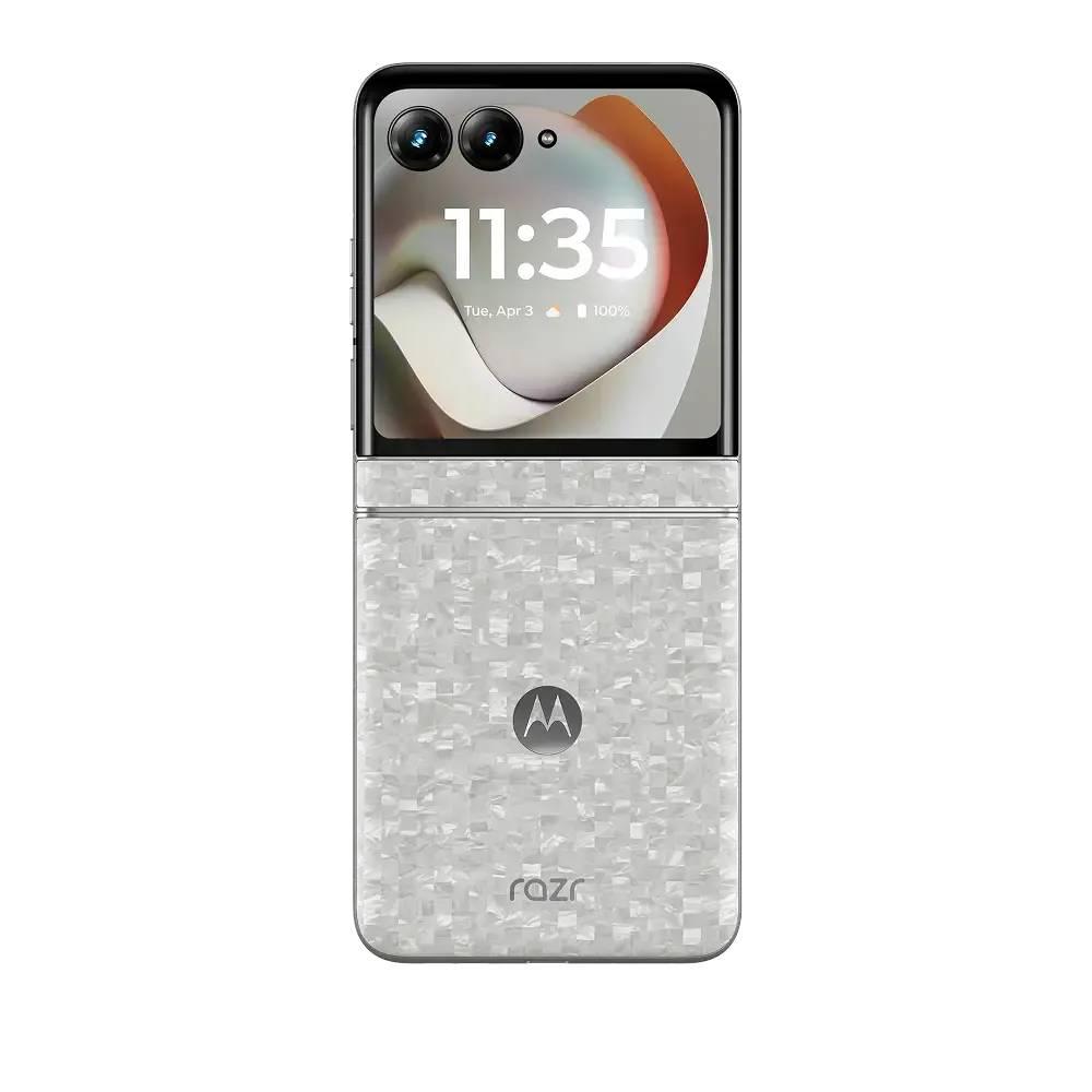 Motorola - 12 GB Razr 70 - Smartphone - Android - 512 GB - Bright white - Touch - XT2657-1