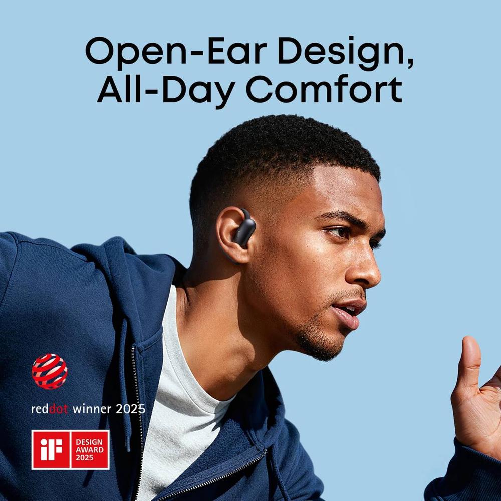 Soundcore - AeroFit 2 - Headphones - AI Assistant - Black