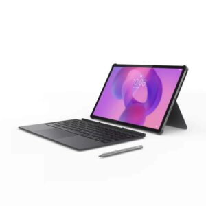 Lenovo IdeaTab Pro - 12.7" - 3K (2944 x 1840) - Android 14 or Later - MediaTek Dimensity 8300 - 8GB Soldered LPDDR5x - 256GB UFS 4.0 - Luna Grey + Keyboard + Pen Plus + Moto Buds