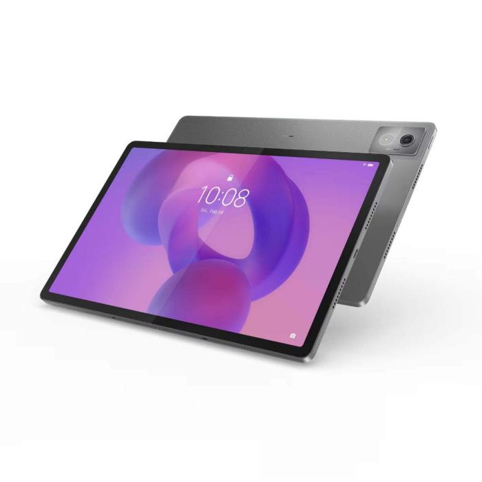 Lenovo IdeaTab Pro - 12.7" - 3K (2944 x 1840) - Android 14 or Later - MediaTek Dimensity 8300 - 8GB Soldered LPDDR5x - 256GB UFS 4.0 - Luna Grey + Keyboard + Pen Plus + Moto Buds