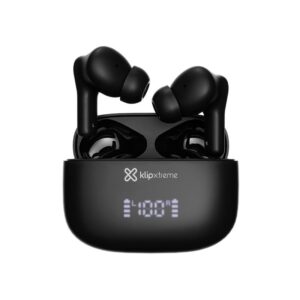 Klip Xtreme - True wireless earphones - Para Phone / Para Portable electronics / Para Tablet - Wireless - 17Hrs IPX White