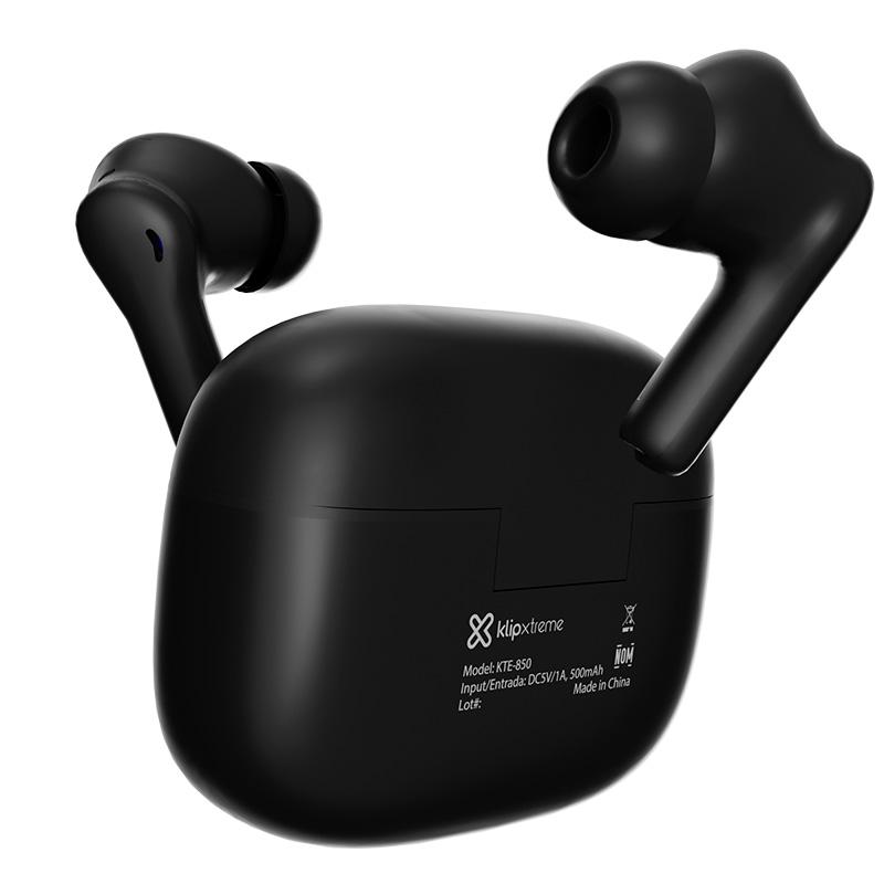 Klip Xtreme - True wireless earphones - Para Phone / Para Portable electronics / Para Tablet - Wireless - 17Hrs IPX White