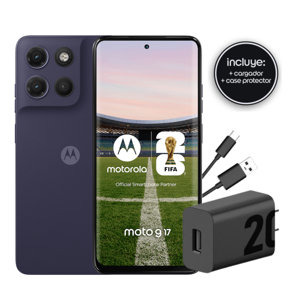 Motorola - 4 GB G17 - Smartphone - Android - 256 GB - Evening Blue - Touch - XT2623-1