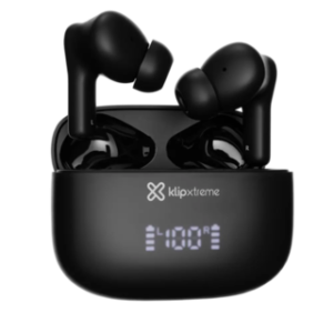Klip Xtreme - True wireless earphones - Para Phone / Para Portable electronics / Para Tablet - Wireless - 26Hrs Hybdrid ANC Black