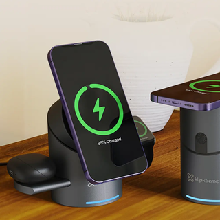 Klip Xtreme - Charging stand / battery charger - 15 Watt - 24 pin USB-C - Cellular phone / Wireless earbuds / Apple AirPods / Apple Watch - Wireless - Para Smartphones