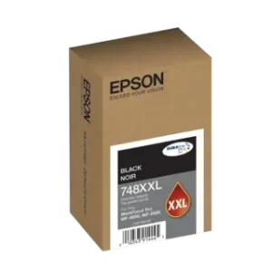 Epson 748XXL - XL - Negro - original - blíster con alarmas de RF/acústica - cartucho de tinta - para WorkForce Pro WF-6090, WF-8090, WF-8590