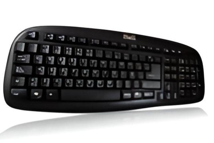 Klip Xtreme KKS-050S - Teclado - USB - español - negro azabache
