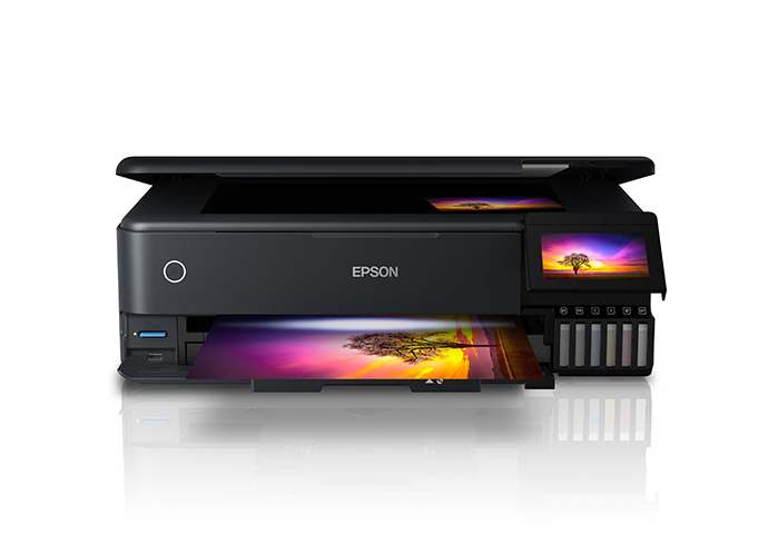 Epson EcoTank L8180 - Impresora multifunción - color - chorro de tinta - A3 (material) - hasta 16 ppm (impresión) - 100 hojas - USB 2.0, LAN, Wi-Fi(n)