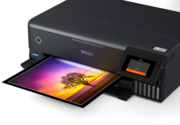 Epson EcoTank L8180 - Impresora multifunción - color - chorro de tinta - A3 (material) - hasta 16 ppm (impresión) - 100 hojas - USB 2.0, LAN, Wi-Fi(n)