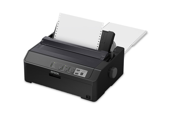 Epson FX 890II - Impresora - monocromo - matriz de puntos - Rollo (21,6 cm), 254 mm (anchura), 257 x 363 mm - 240 x 144 ppp - 9 espiga - hasta 738 caracteres/segundo - paralelo, USB 2.0