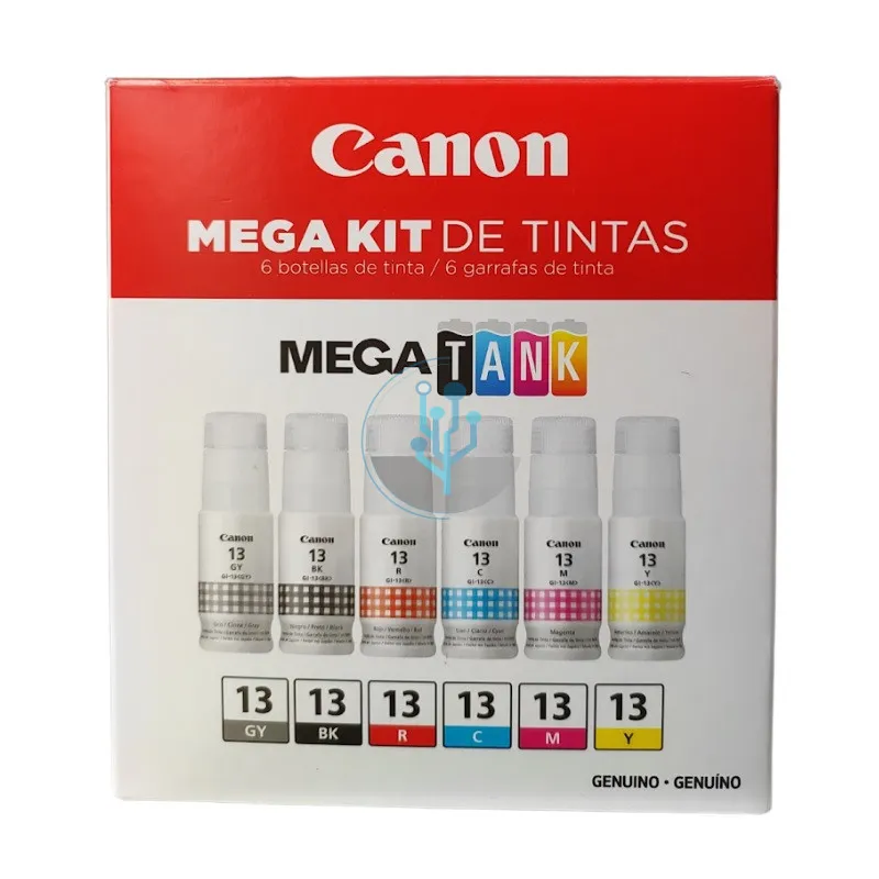 Canon - Ink cartridge - Black - GI-13 BK C M Y GY R