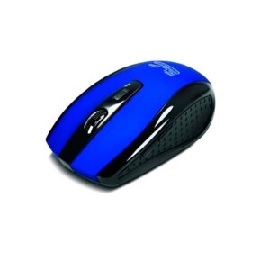 Klip Xtreme KMW-340 - Ratón - diestro - óptico - 6 botones - inalámbrico - 2.4 GHz - receptor inalámbrico USB - azul