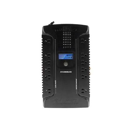 Forza HT Series HT-1000LCD - UPS - CA 120 V - 600 vatios - 1000 VA 9 Ah - conectores de salida: 12