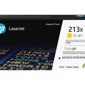 HP 213X - Alto rendimiento - amarillo - original - LaserJet - cartucho de tóner (W2132X) - para Color LaserJet Enterprise 5700dn, 6700dn, MFP 6800dn