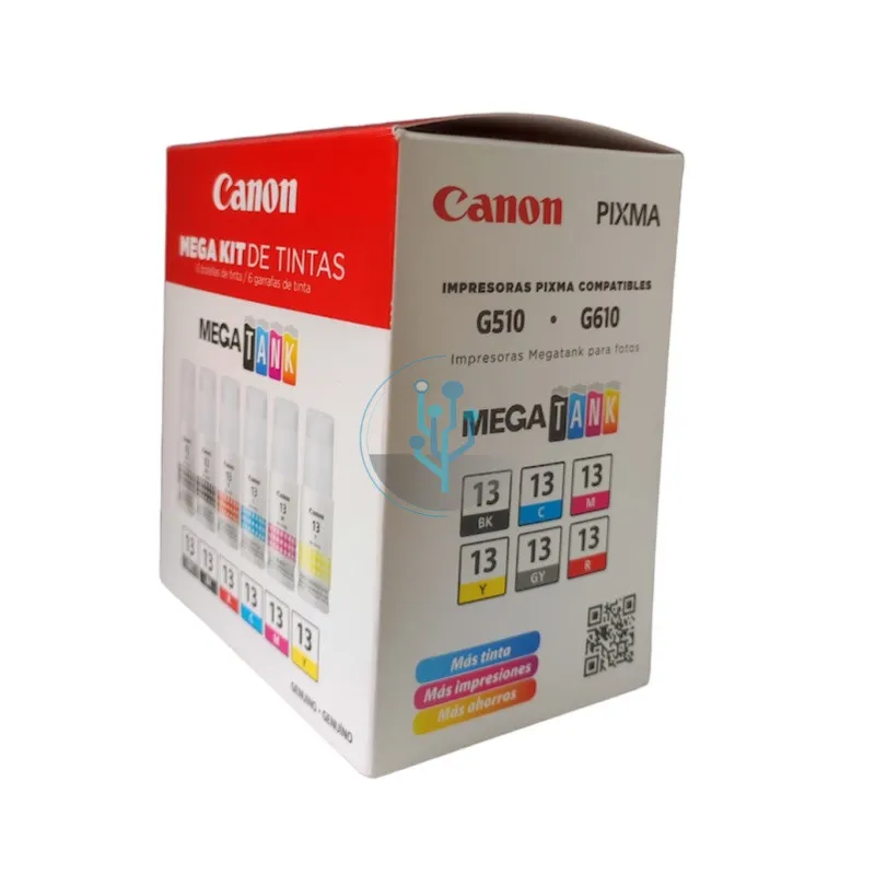 Canon - Ink cartridge - Black - GI-13 BK C M Y GY R