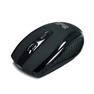 Klip Xtreme Klever KMW-340 - Ratón - óptico - 6 botones - inalámbrico - 2.4 GHz - receptor inalámbrico USB - negro