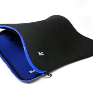Klip Xtreme - Notebook sleeve - 15.6 in - Black blue - neoprene reversable