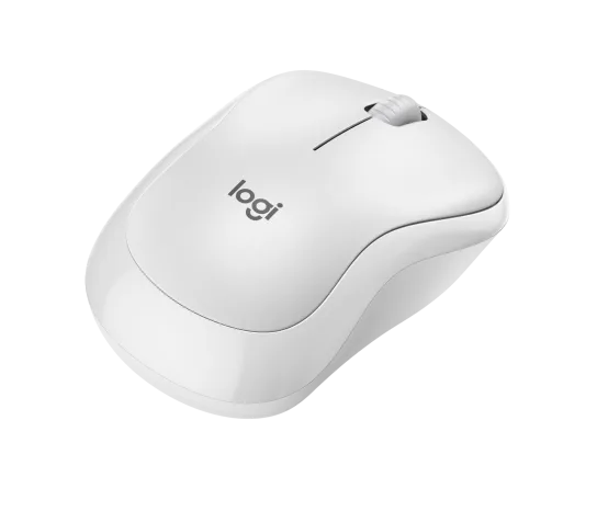 Logitech M240 Silent Bluetooth Mouse, Compact, Portable, Smooth Tracking, Off-white - Ratón - 3 botones - inalámbrico - Bluetooth - blanco hueso